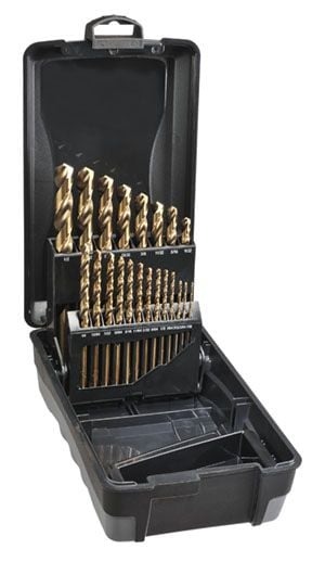 Saber - Saber 21 Piece HSS-Co5 (Cobalt) Jobber Drill Set in ABS Plas