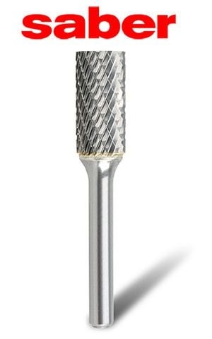 Saber - 1/2" SB-5 Cylindrical With End Cut Burr - Saber