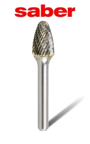 Saber - 1/4" SF-1 Tree Radius Nose Burr - Saber