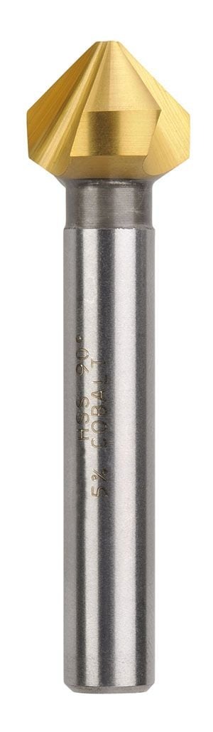 Saber - Saber 16mm 90 Degree TiN Coated HSS-Co5 (Cobalt) Triple Flut