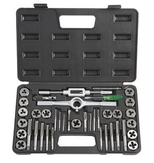 Saber - Saber S3 Tap and Die Set - UNC/UNF + 1/8" NPT