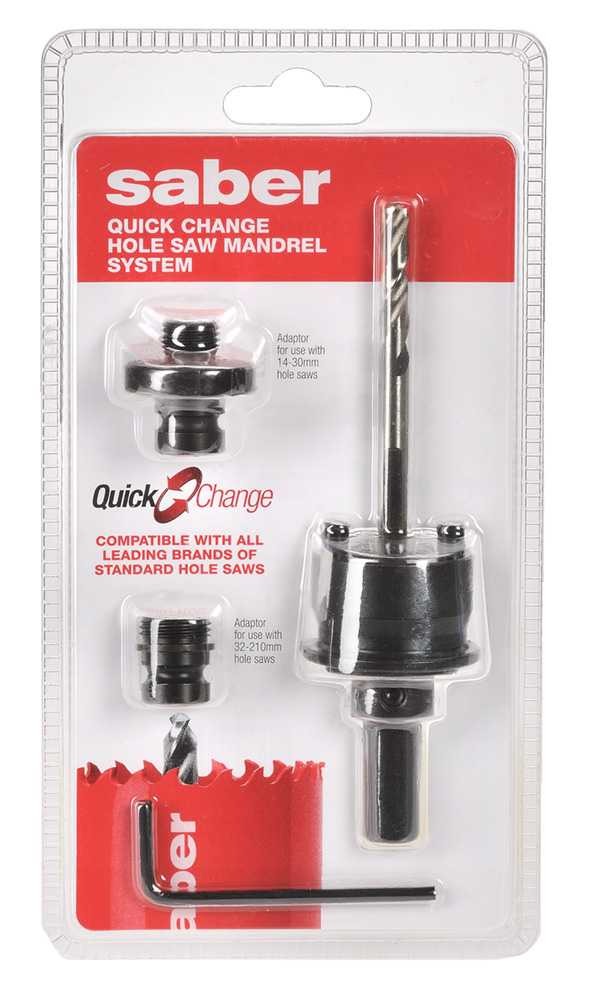 Saber - Saber Quickchange Mandrel with 1 each adaptor
