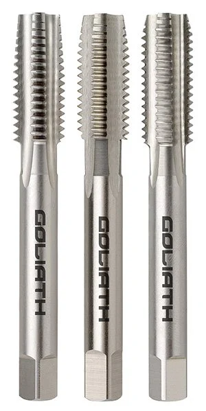 Goliath Threading Tools 14 x 1mm MF HSS Tap Set - Goliath