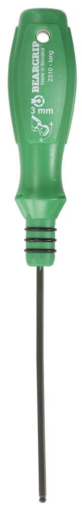 Beargrip Screwdriver Ball End 3.0mm