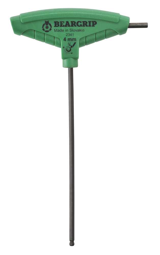 Beargrip T-Handle Ball End Hex key 4.0mm