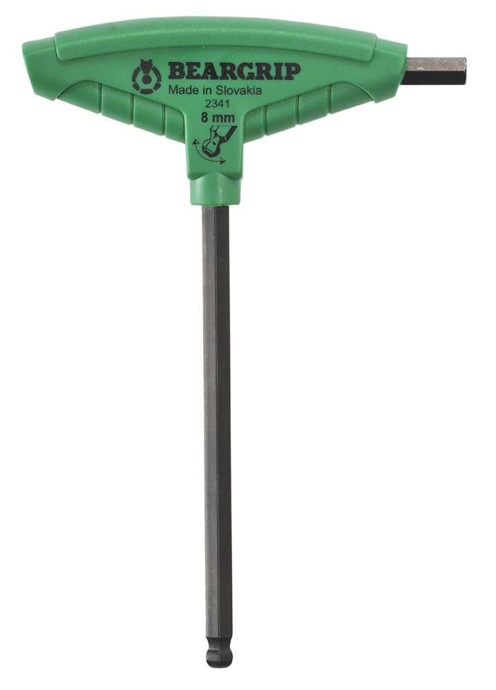 Beargrip T-Handle Ball End Hex Key 8.0mm