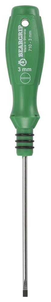 Beargrip Screwdriver Flat 3.0mm x 100mm