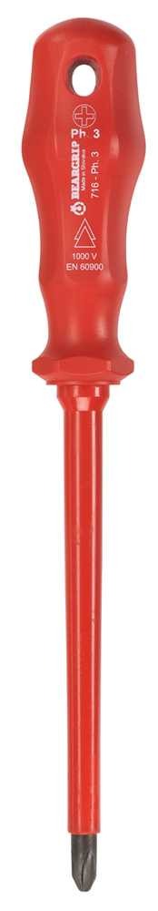 Beargrip Screwdriver VDE PH 3 x 150mm