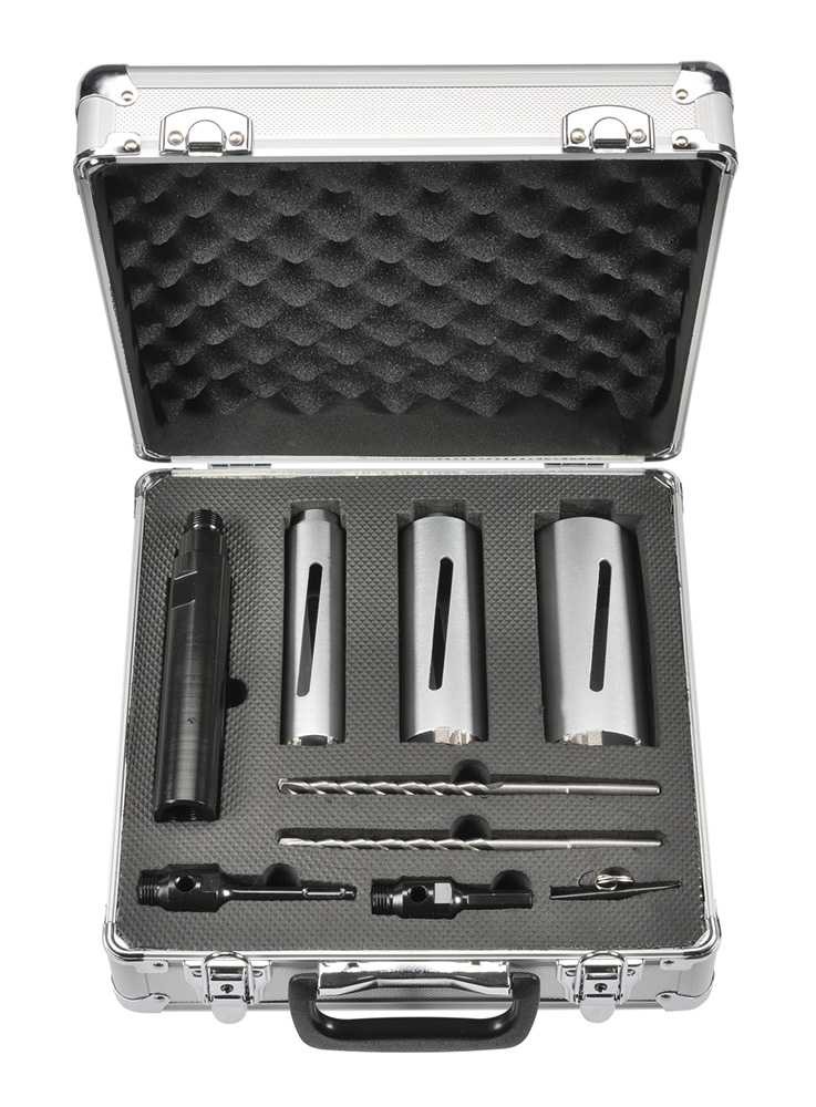 Dymaxion Diamond Core Drill Kit Turbo for Brick 38mm, 52mm, 65mm