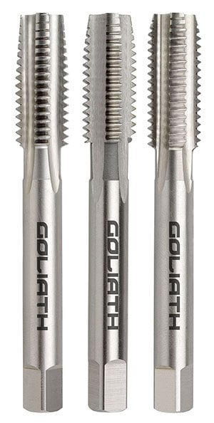 Goliath Threading Tools 1.3/4" x 7 BSF HSS Tap Set