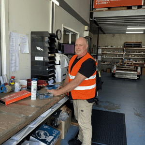Sean Curran is our great Warehouse Storeman