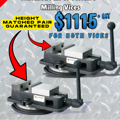 Vertex 6 Angle Fix Milling Vice Flyer MAY 2026